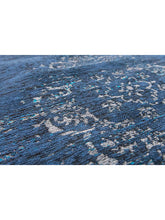 Louis De Poortere Medallion Rug, Blue Night, L200 x W140 cm