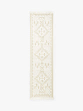 John Lewis ANYDAYIndoor & Outdoor Medallion Runner, Ivory, L240 x W70 cm