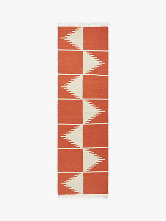 John LewisEdge Runner, Terracotta, L240 x W70 cm