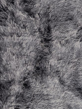 John Lewis ANYDAYFaux Fur Sheepskin Rug, Double, Fox Black