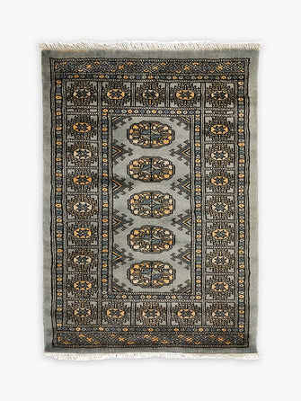 Gooch Luxury Bokhara Rug, L155 x W95 cm, Grey