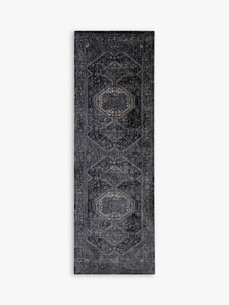 John LewisTrio Medallion Runner, Blue, L240 x W80 cm