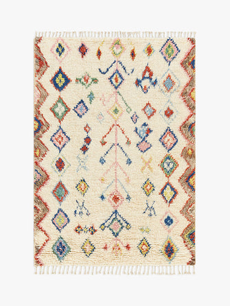 Gooch Luxury Hand Knotted Azilal Diamond Berber Style Rug, L240 x W170 cm