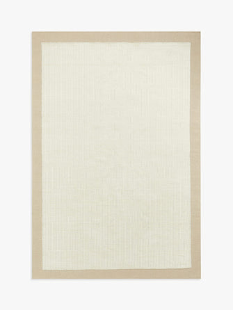 John LewisFlatweave Border Rug, Neutral, L180 x W120 cm