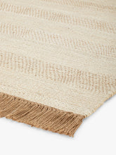 John LewisKenzo Stripe Jute Rug, Neutral, L180 x W120 cm