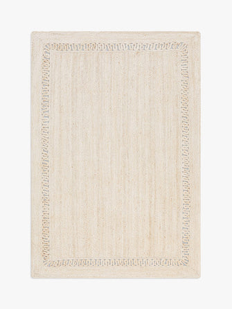 John LewisLattice Lace Jute Rug, Neutral, L180 x W120 cm