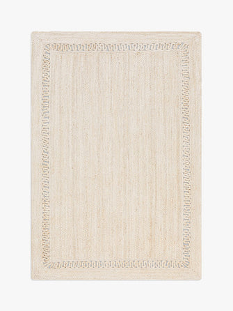 John LewisLattice Lace Jute Rug, Neutral, L240 x W170 cm