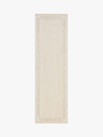 John LewisLattice Lace Jute Runner Rug, Neutral, L240 x W70 cm