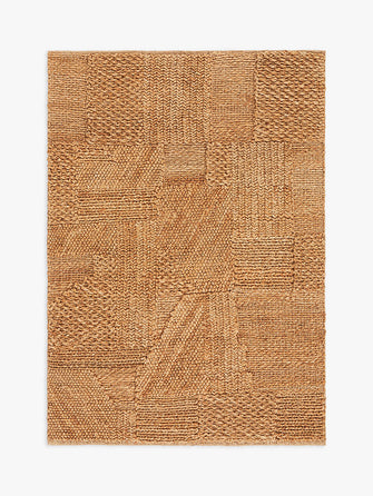 John LewisTextured Jute Weave Rug, Neutral, L180 x W120 cm