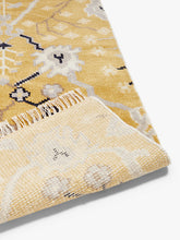 John LewisGeometric Floral Hand Knotted Rug, Mustard, L240 x W170 cm