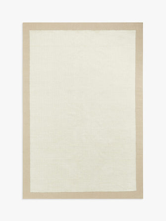 John LewisFlatweave Border Rug, Neutral, L240 x W170 cm