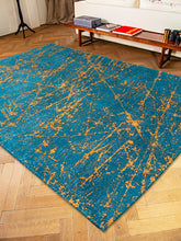 Louis De Poortere Stellar Lightning Rug, Turquoise, L240 x W170 cm