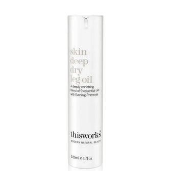 this works Skin Deep Dry Leg Oil (120ml)