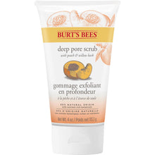 Burt's Bees Peach & Willowbark Deep Pore Scrub (4 oz  110g)