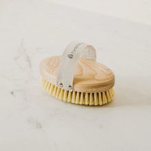 Hydrea London Beech Wood Body Brush With Cactus Fibre Bristles