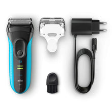 Braun Series 3 ProSkin 3040s Electric Shaver, Blue