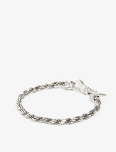 Sterling-silver French rope bracelet