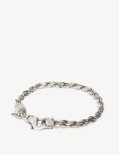 Sterling-silver French rope bracelet