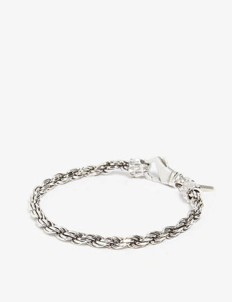 Sterling-silver French rope bracelet