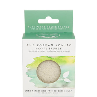 The Konjac Sponge Company Facial Puff Sponge with French Green Clay