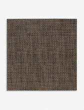 Basketweave square placemat 33 x 36 cm