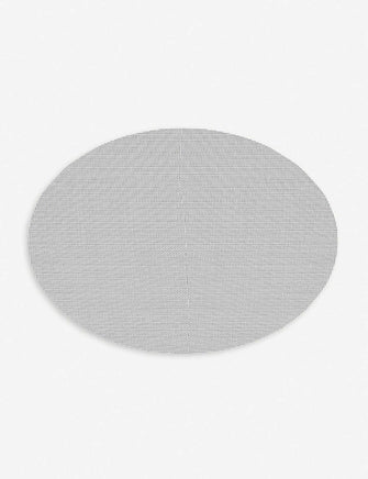 Basketweave oval placemat 36 x 49 cm