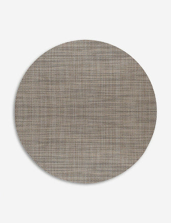 Basketweave round placemat 38 cm