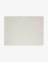 Nupo rectangle leather placemat