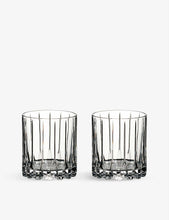 Drinks Specific Glassware set of two crystal neat glasses