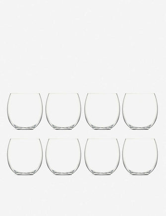 Balloon glass tumblers 450ml set of eight