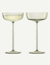 Champagne Theatre Champagne saucer set of two