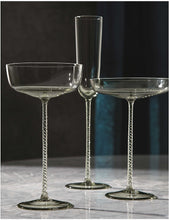 Champagne Theatre Champagne saucer set of two