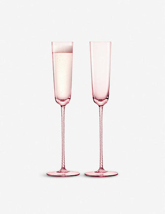 Champagne Theatre Champagne flute set of two