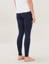 Branded-embroidery cotton-blend jersey leggings