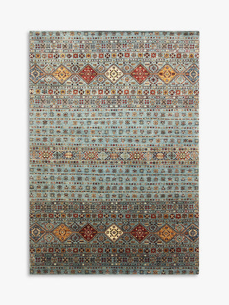 Gooch Oriental Khurjeen Rug, Blue, L297 x W204 cm