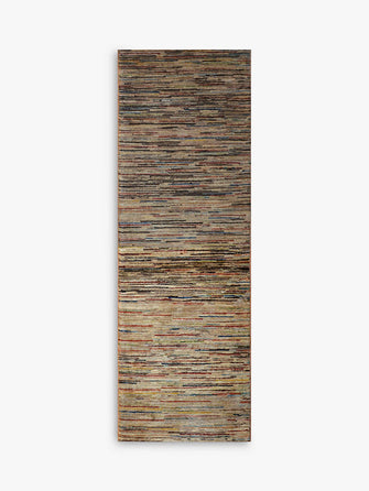 Gooch Oriental Stripe Gabbeh Runner Rug, Multi, L192 x W59 cm