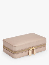 Wolf Palermo Zipped Jewellery Case, Rose Gold