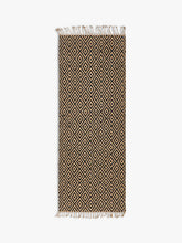 Nkuku Jambo Jute Runner Rug, Black/Neutral, L183 x W67 cm