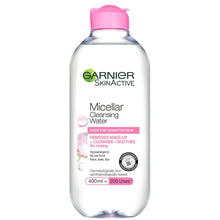 Garnier Micellar Water Facial Cleanser and Makeup Remover for Sensitive Skin 400ml