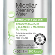 Garnier Micellar Water Facial Cleanser and Makeup Remover forCombination Skin 400ml