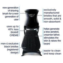 men- Pro Black Shaving Brush