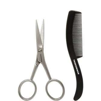 Tweezerman G.E.A.R. Moustache Scissors & Comb