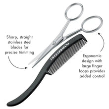 Tweezerman G.E.A.R. Moustache Scissors & Comb