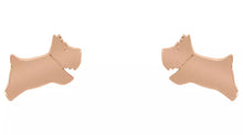 Radley 18ct Rose Gold Plated Silver Dog Stud Earrings