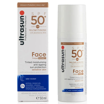 Ultrasun SPF50+ Tinted Face Sun Cream (Various Shades)