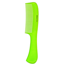 Denman Precision Rake Comb - Lime Green