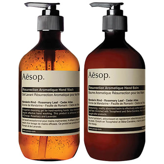 Aesop Resurrection Hand Cleanser and Balm Duet