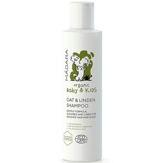 MÁDARA Organic Baby & Kids Oat & Linden Shampoo 200ml