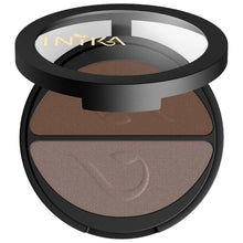 INIKA Pressed Mineral Eyeshadow Duo - Choc Coffee