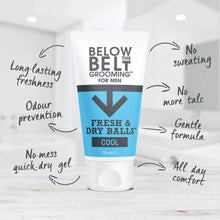 Below the Belt Grooming Fresh and Dry Balls - Cool 75ml